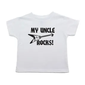 My Uncle Rocks Toddler Short Sleeve T-Shirt
