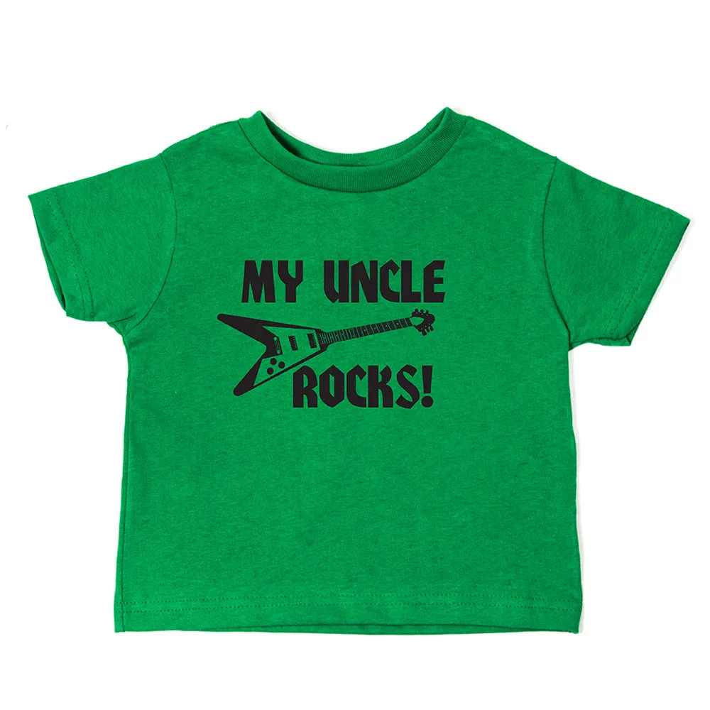 My Uncle Rocks Toddler Short Sleeve T-Shirt