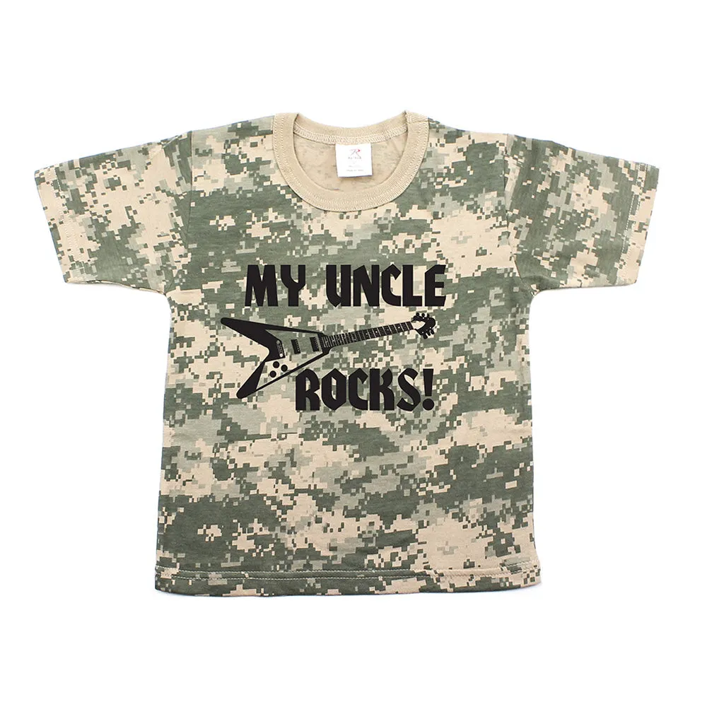 My Uncle Rocks Toddler Short Sleeve T-Shirt