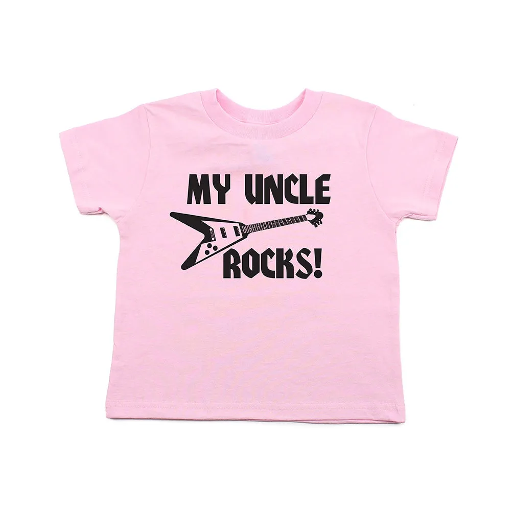 My Uncle Rocks Toddler Short Sleeve T-Shirt