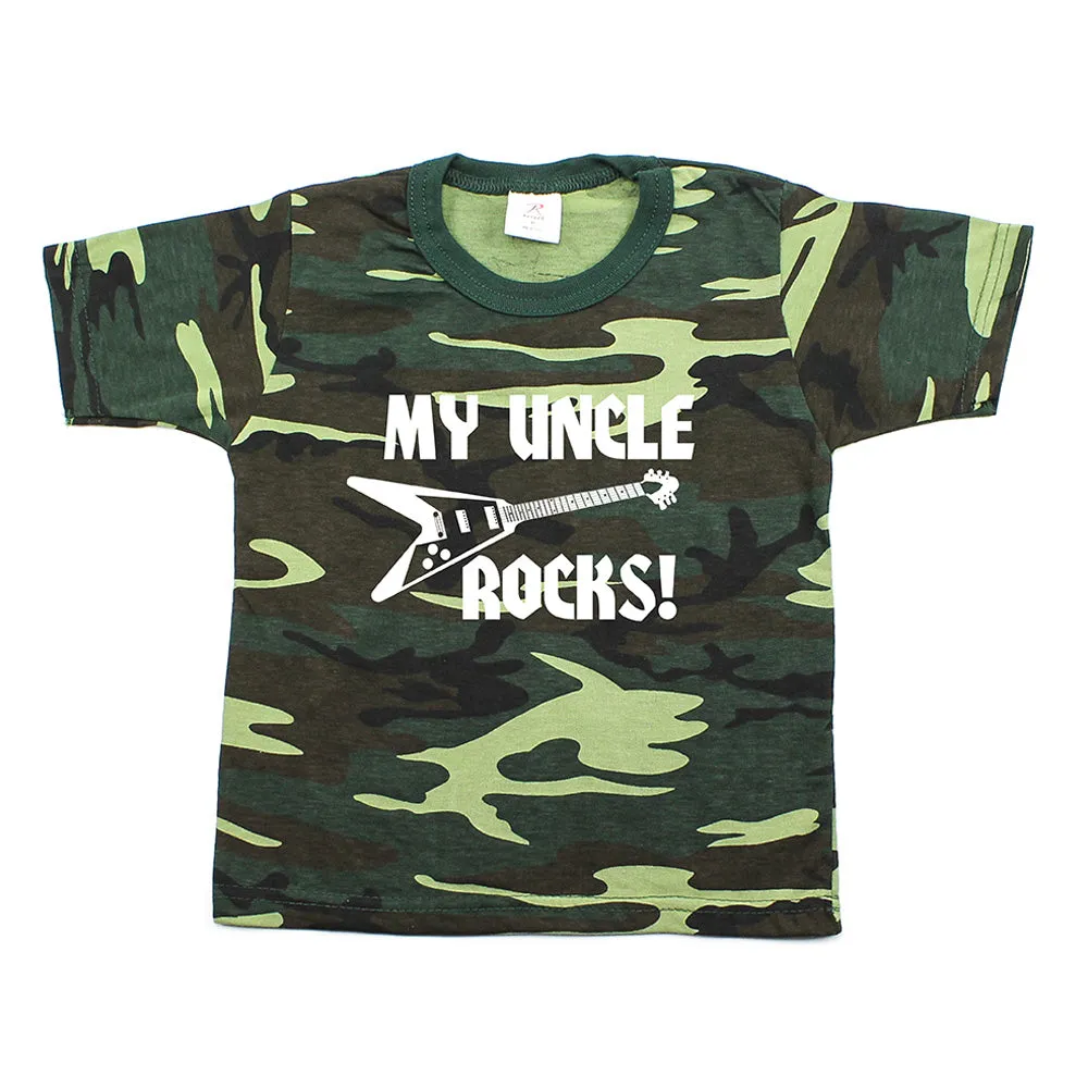 My Uncle Rocks Toddler Short Sleeve T-Shirt