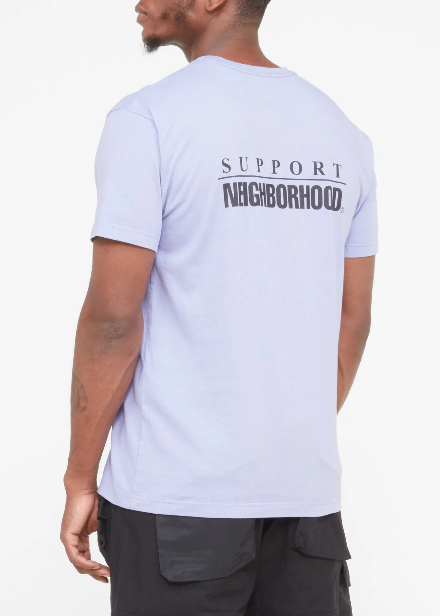 NEIGHBORHOOD: FELLAS SS TEE [PURPLE]