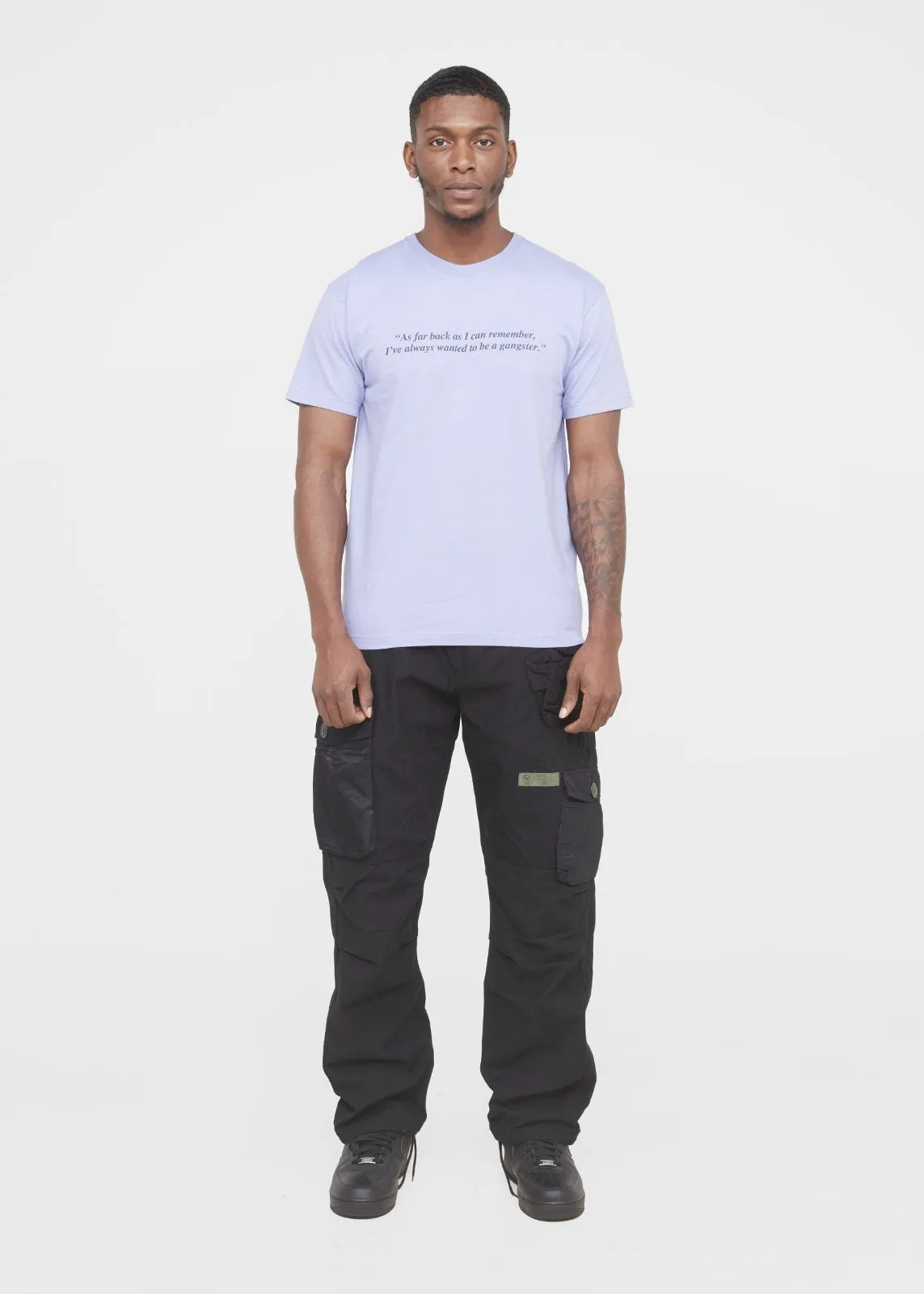NEIGHBORHOOD: FELLAS SS TEE [PURPLE]