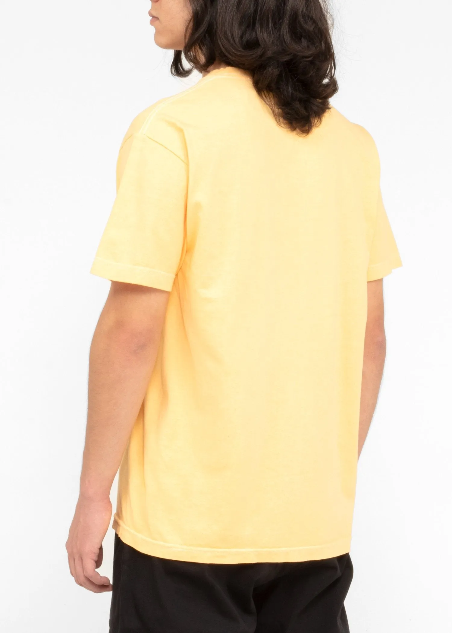 PLEASURES: FLIPPED LOGO TEE [ORANGE]