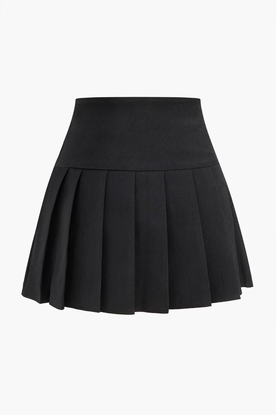 Pleated Asymmetrical Waist Etek
