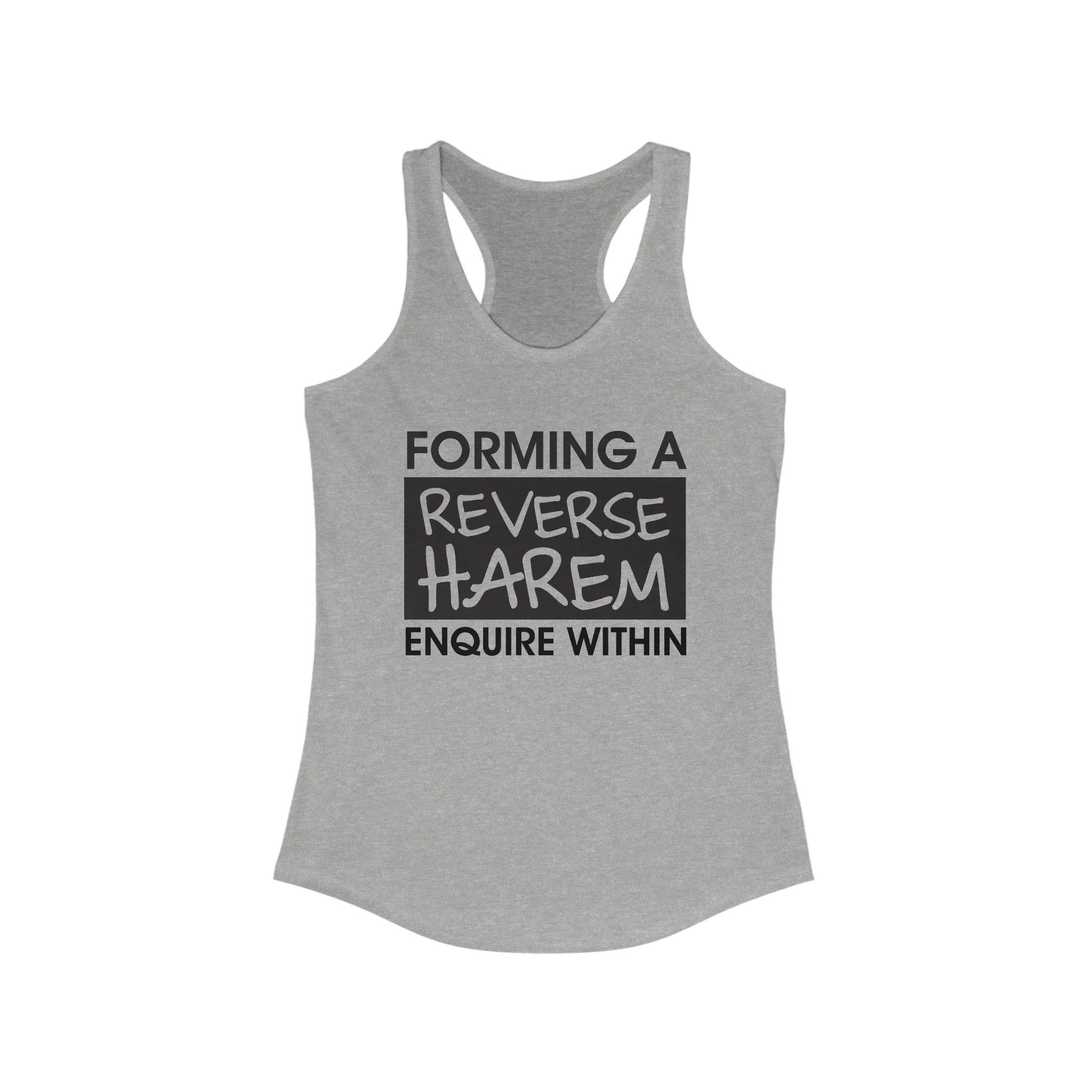 Reverse Harem Romance Book Reader Shirt | Book Lover Gift | Women's Ideal Racerback Tank