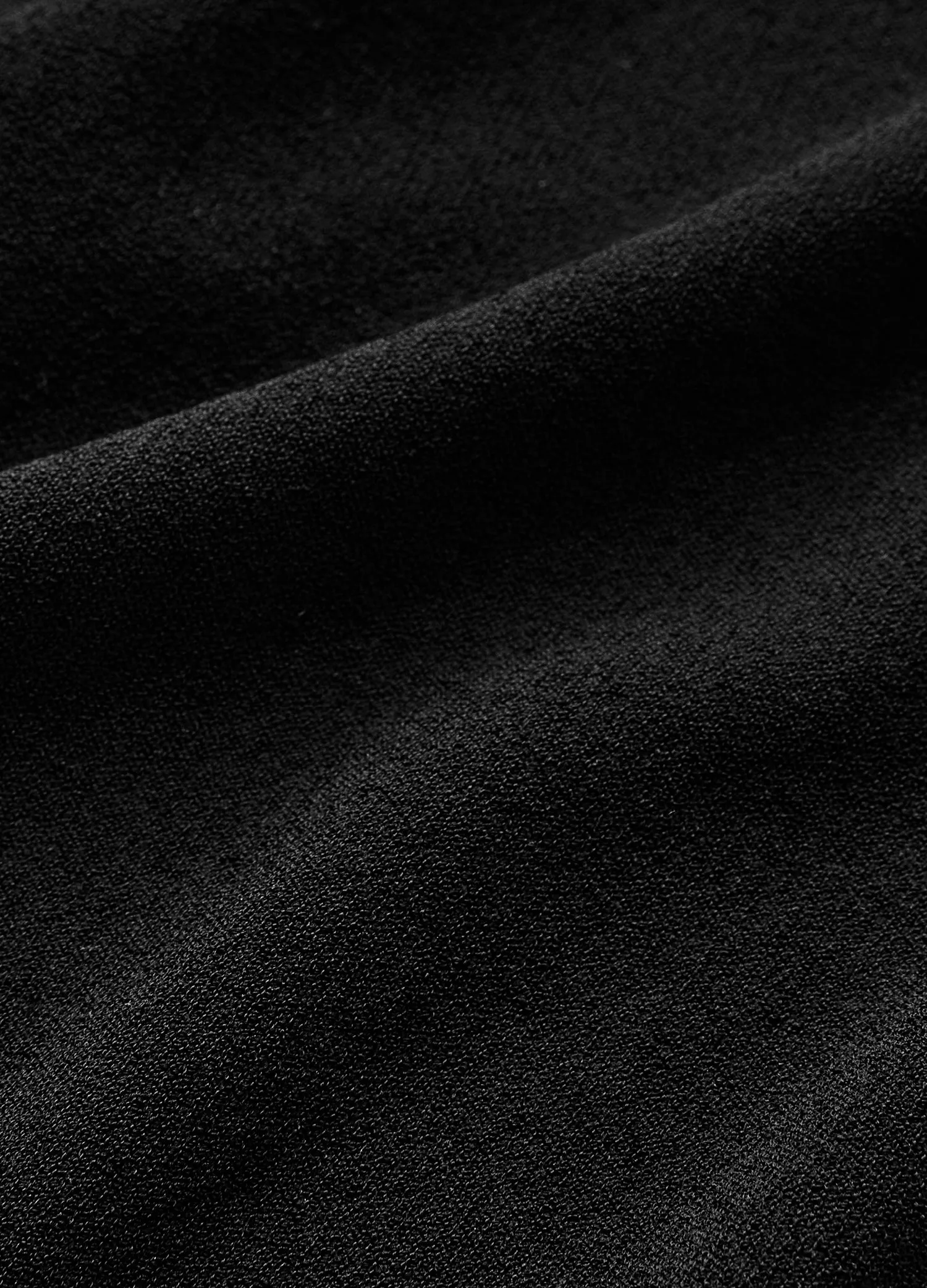 Roll Neck Tech Knit Sweater Black