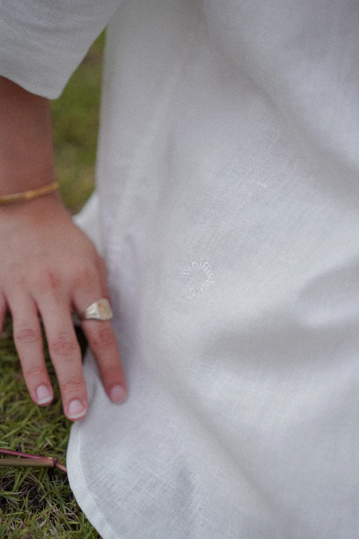 Saturday Short Sleeve Linen Shirt in White
