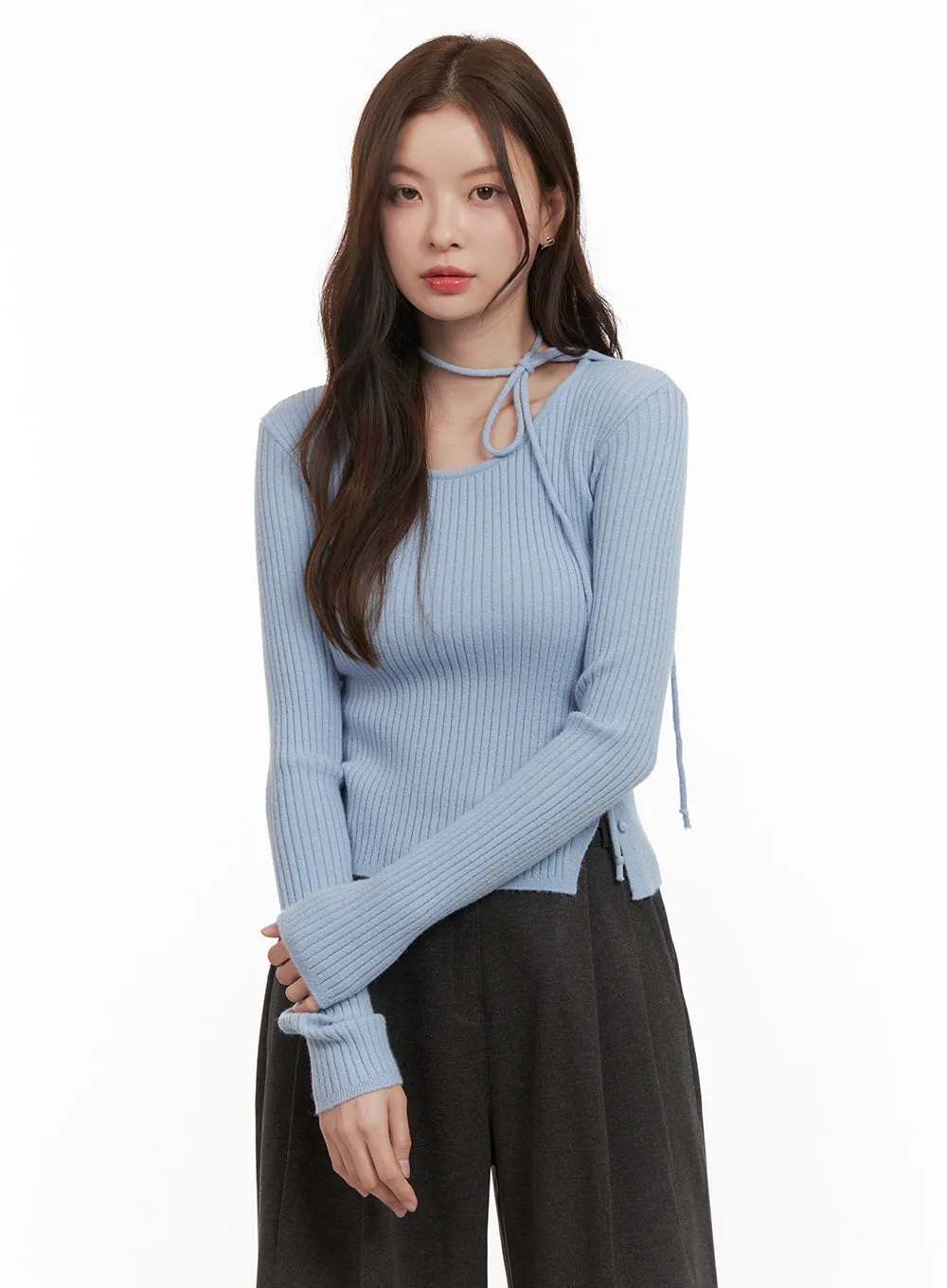 Slim Fit Long Sleeve Sweater OD403