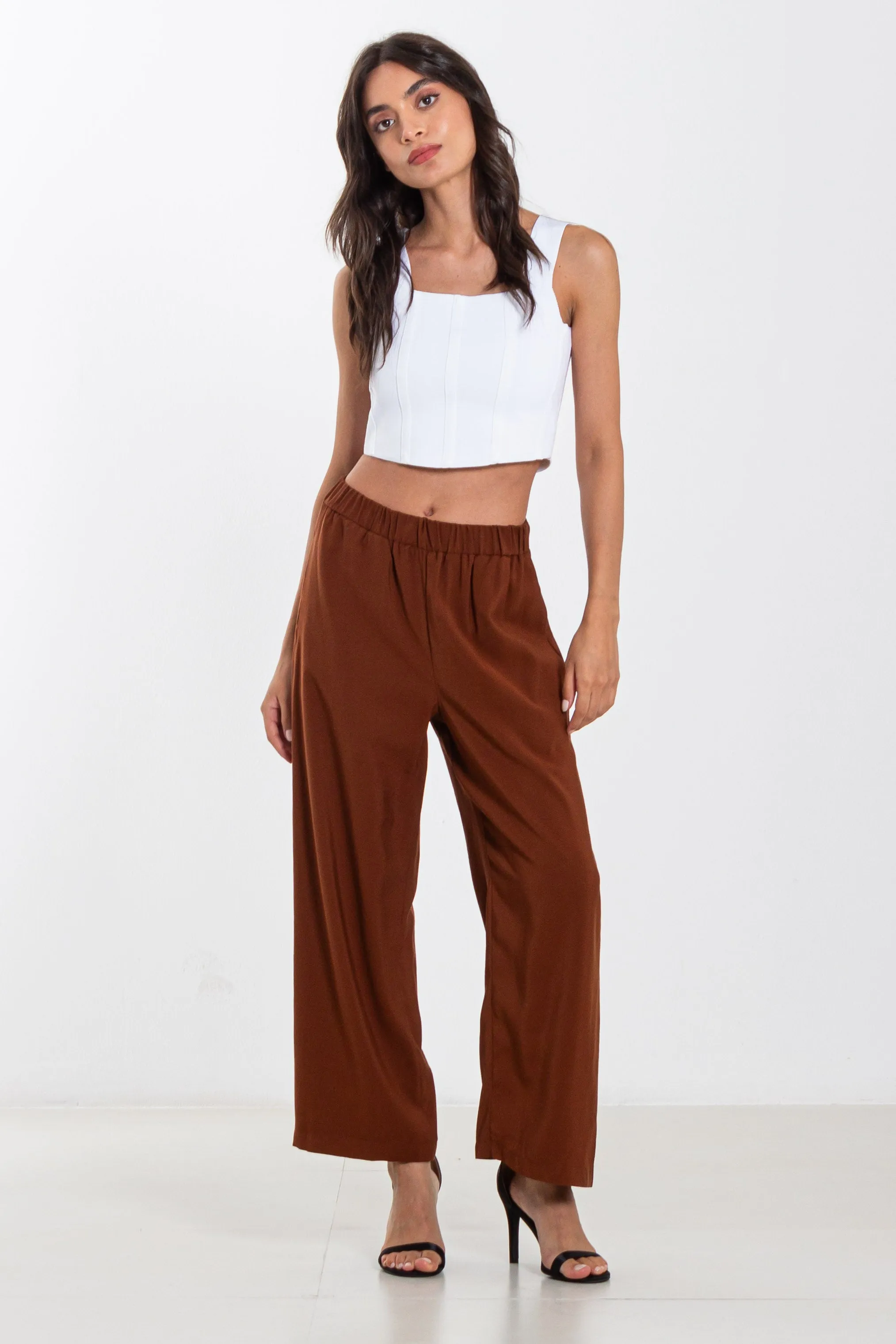 STRAIGHT FIT TROUSERS