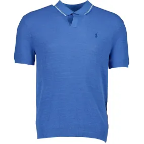 Textured Cotton-Linen Short Sleeve Jumper