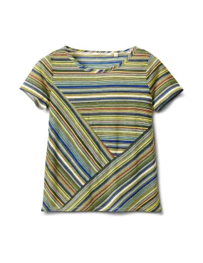 Textured Mixed Direction Stripe