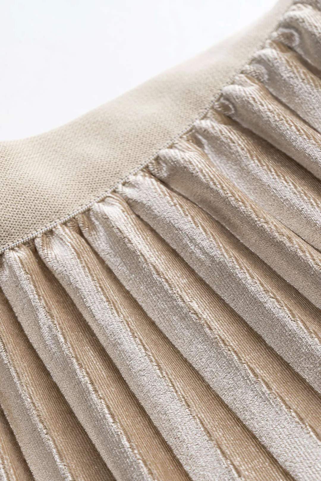 Velvet Pleated Etek