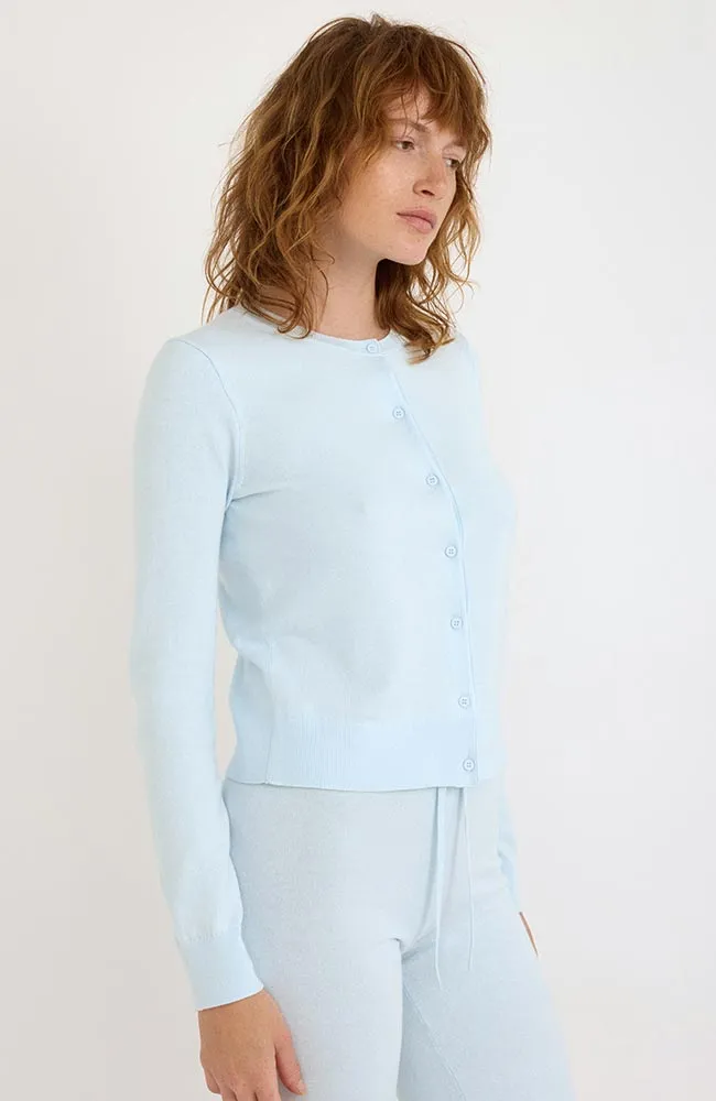 Vestje slim fit blauw