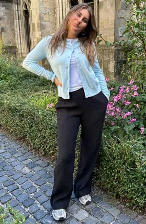 Vestje slim fit blauw