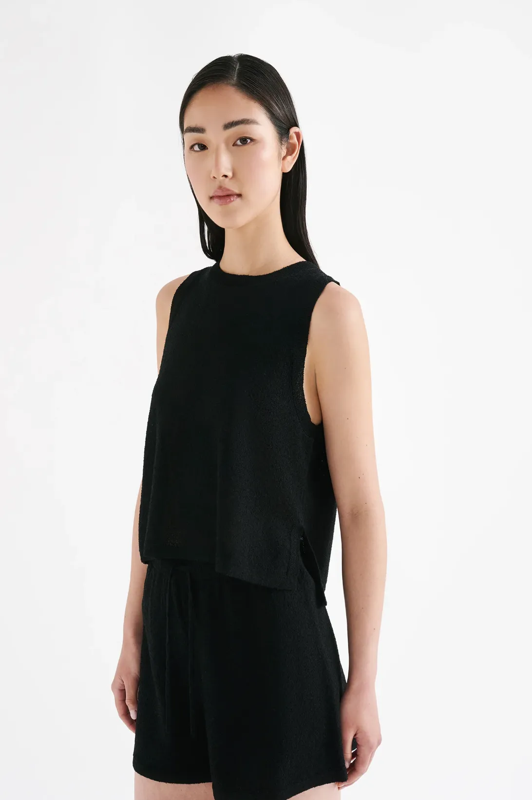 ZOSIA KNIT TANK | BLACK